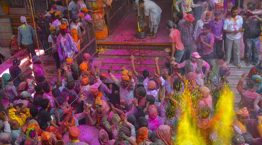 Holi Celebration in Vrindavan: Spiritual & Cultural Holi Experience